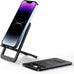 JSAUX Fold-Flat Cell Phone Stand, Adjustable Desk Holder-Gray