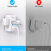 One Beat Surge Protector Wall Outlet Extender,3-Sided Outlet Splitter 1680J