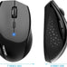 TECKNET Bluetooth Mouse, 3200 DPI Computer Mouse, 2-Year Battery Wireless Mouse 6 Adjustable DPI, 6 Buttons Compatible with Laptop/Windows/Computer