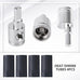 4PCS Heavy-Duty Car Stereo Audio Wire Reducer - 0 Gauge to 4 Gauge for Amp Input, AWG Pin Power & Ground Connection
