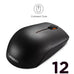 Lenovo 300 Wireless Mouse, Black, Computer Mouse for PC and Laptop with Windows, Ambidextrous Design, 2.4 GHz Nano USB Receiver, 12 Month Battery Life