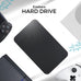 Ezekers Portable 500GB External Hard Drive - USB 3.0 & USB C for PC, Mac, PS5 (Storage Only), PS4, Phone (Android and iPhone 15/16/17) & Xbox - Ultra Fast