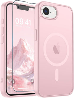 SUPFINE Magnetic for iPhone 17e Case/iPhone 16e Case Light Pink