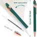 6 Pack Ballpoint Pen 2-in-1 Pen with Stylus tip, 1.0 mm Black Ink