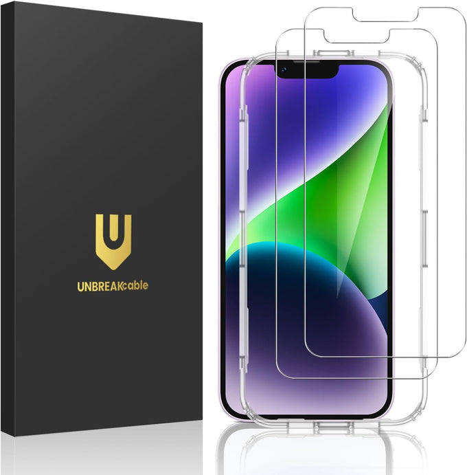 UNBREAKcable 2-Pack Screen Protector for iPhone 12/12 Pro Tempered Glass