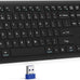 TECKNET Wireless Keyboard Rechargeable 2.4G Ultra-Slim, Comfortable Typing