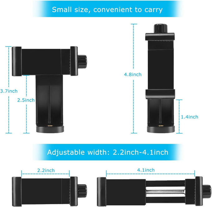 Smartphone Holder/Vertical and Horizontal Tripod Mount Adapter