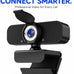 1080P Webcam for PC with Microphone, Privacy Cover & Tripod