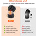 Heated Knee Massager, FSA Eligible 3-in-1 Elbow Shoulder Knee Heating Pad