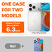TORRAS for iPhone 17 Pro/ 18 Pro Case Clear, Upgraded Anti-Yellowing, 6.3"