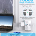 One Beat Surge Protector Wall Outlet Extender,3-Sided Outlet Splitter 1680J