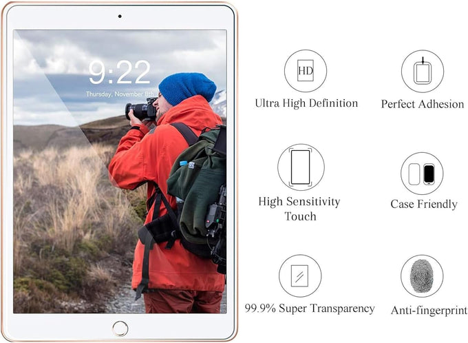 Ailun 2 Pack Screen Protector for iPad 9th/8th/7th, 10.2 Inch