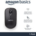 Amazon Basics 2.4 GHz Wireless Optical Computer Mouse with USB Nano Receiver, Portable, No Wires, Smooth Tracking, Multi-Device Compatibility, Black