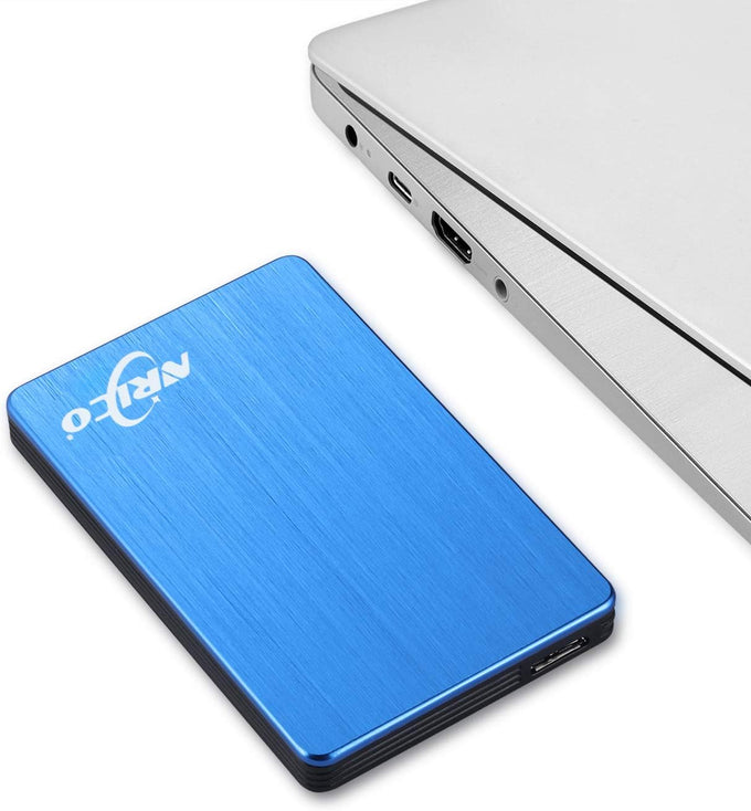 NRICO Portable External Hard Drive, USB 3.0, 2.5 Inch, Blue, 500,GB