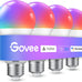Govee Smart Light Bulbs, A19 Color Changing Light Bulb, 800 LM, E26 Base