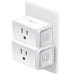 Kasa Smart Plug HS103P4, Smart Wi-Fi Outlet, Touch Actuator, Works with Alexa, Echo, Google Home, No Hub Required, 15 Amp, UL Certified, 4-Pack, White