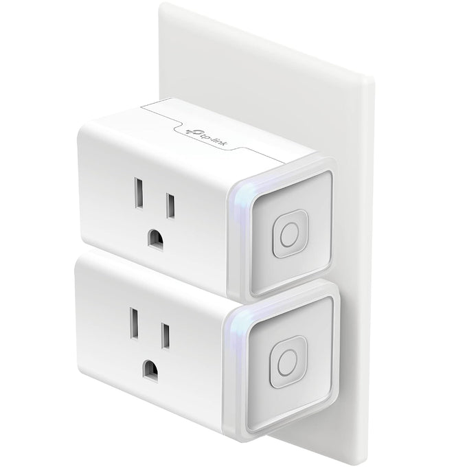 Kasa Smart Plug HS103P4, Smart Wi-Fi Outlet, Touch Actuator, Works with Alexa, Echo, Google Home, No Hub Required, 15 Amp, UL Certified, 4-Pack, White