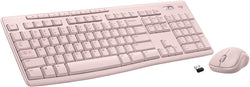 Logitech MK270 Full Size Wireless Keyboard and Mouse Combo - Rose