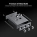 Fosi Audio Music Visualizer, Sound Pickup Spectrum Analyzer, Vintage Tube RGB Ambient Light, Microphone Voice Picking Volume Display Meter for Home Stereo System Desktop, with Sensitivity Adjustment