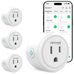 GHome Smart Plug, WiFi Smart Plugs that Work with Alexa and Google Home