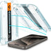 Spigen GlasTR EZ FIT Tempered Glass Screen Protector for iPhone 15 Pro
