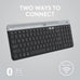 Logitech K585 Slim Wireless Keyboard with Built-in Phone Cradle - Graphite