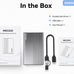 500GB External Hard Drive HDD, USB 3.0 Portable Expansion Storage