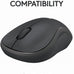 Logitech M240 Compact Silent Bluetooth Wireless Mouse - Graphite