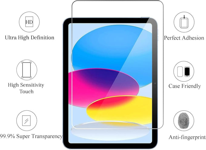 Ailun 2Pack Screen Protector for iPad A16 2025 11th 11"/10th Gen 2022 10.9"