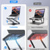 LOXP Adjustable Laptop Stand for Desk, Portable Airflow Laptop Riser Holder