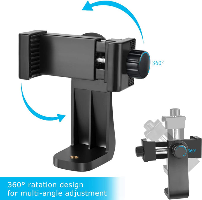 Smartphone Holder/Vertical and Horizontal Tripod Mount Adapter