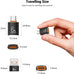 10-Pack 10Gbps/120W USB C to USB Adapter & C Male to 3.1 Female Adapter