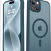 YENAPOON for iPhone 17e Case, iPhone 16e Case, Magnetic Cover, Black