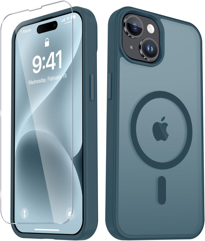 YENAPOON for iPhone 17e Case, iPhone 16e Case, Magnetic Cover, Black