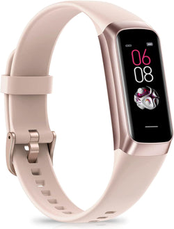 Fitness Tracker with 24/7 Heart Rate, Activity Trackers with Blood Pressure Sleep Monitor, 1.10" AMOLED Screen Step Tracker, Waterproof Step Counter, Health Smart Watch Pedometer for Women Men