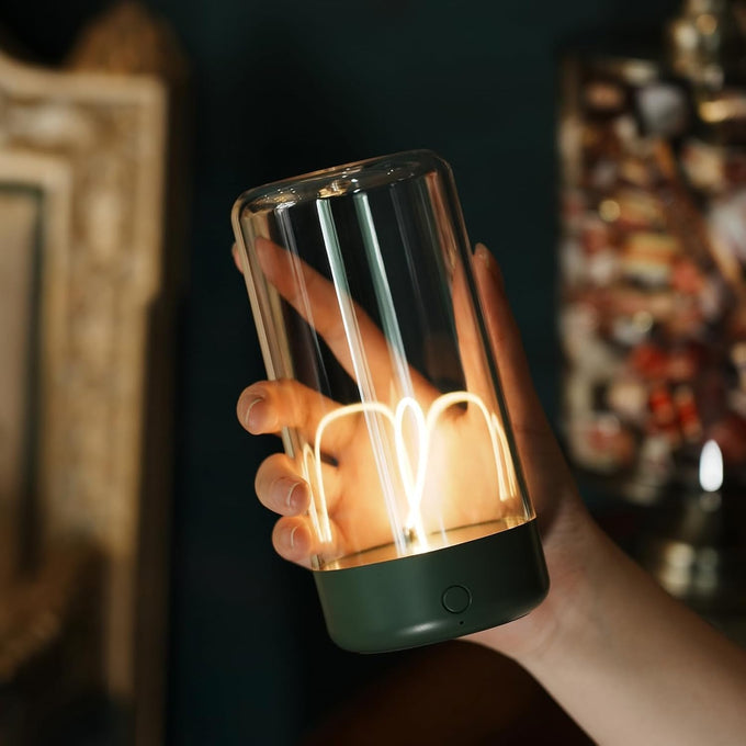 AUGE LIGHT Mini Minimalist Table Lamp, Cordless Lamp, Rechargeable Lamp