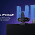 1080P HD Webcam with Microphone, Noise Cancellation, Privacy Cover, Wide-Angle Lens, Auto Light Correction, Plug & Play USB Webcam for Laptop, Desktop, PC, Mac, Zoom, Skype, Streaming (1080p)