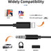 (Apple MFi Certified) iPhone AUX Cord,Lightning to 1/8 Inch Audio Cable,3.3ft, Headphone Jack Adapter Male Aux Stereo Audio Cable Compatible for iPhone 14/13/12/11/XR/X/8/7 (Black)