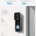 BOIFUN Video Doorbell Camera Wireless – No Subscription Required, 2K HD
