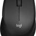 Logitech M330 Silent Plus Full Size 2.4 GHz Wireless Mouse - Black