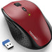 TECKNET 2.4G Wireless Mouse, 4800 DPI Ergonomic Computer Mouse, USB, Grey