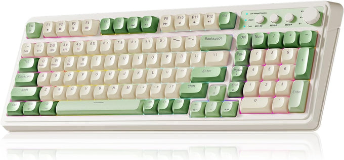 AULA S99 Wireless Keyboard,99 Key Computer Gaming Keyboards with Number Pad