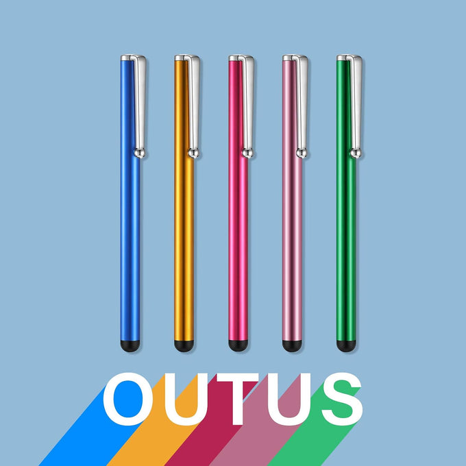 Outus 130 Pcs Stylus Pens Bulk Compatible for Most Device Touchscreens