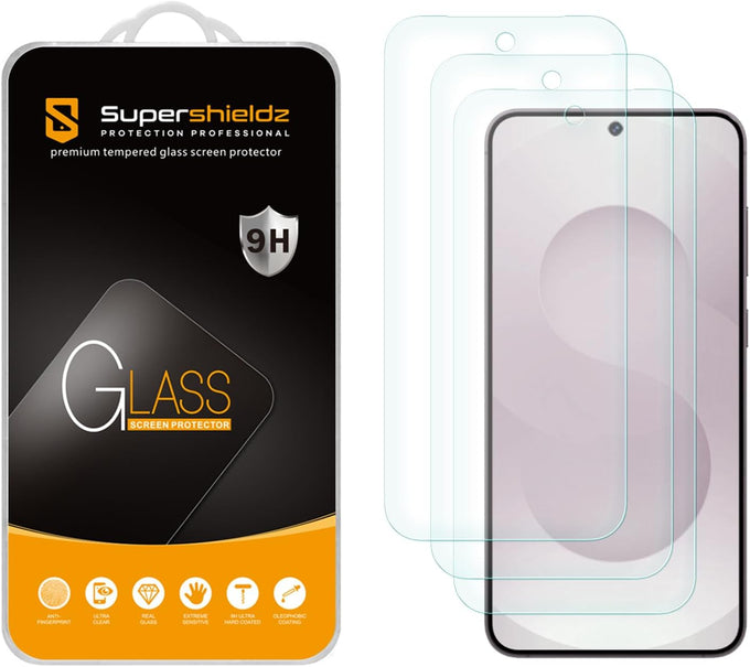 Supershieldz (3 Pack) Designed for Samsung (Galaxy S24 Ultra) Tempered Glass Screen Protector, Anti Scratch, Bubble Free