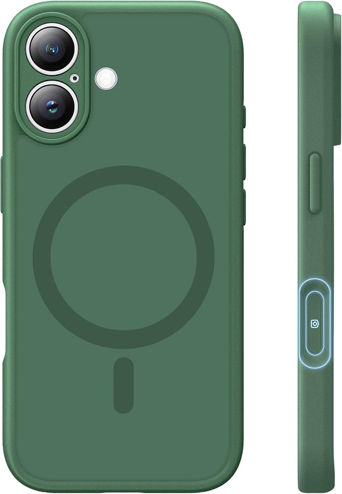 TAURI for iPhone 18 Pro Case, Compatible with MagSafe, Burgundy