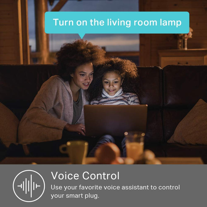 Kasa Smart Plug HS103P4, Smart Wi-Fi Outlet, Touch Actuator, Works with Alexa, Echo, Google Home, No Hub Required, 15 Amp, UL Certified, 4-Pack, White