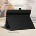 HGWALP Universal 10.1",10.2",10.5",10.9",11" Tablet Case,Multi-Viewing Angels Stand Folio Case with Handstrap for Lenovo M10/M11/Callsky/Onn/URAO Tablet/Frameflow/Evermyth/WXUNJA-Black