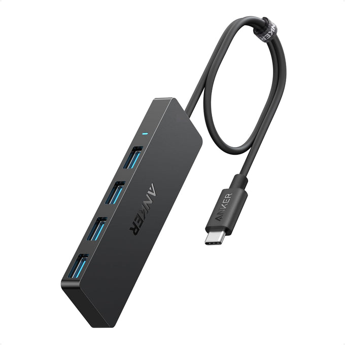 Anker USB Hub, 4-in-1 USB Splitter, 4 USB-A Ports with 5Gbps Data Transfer