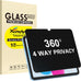 360° 4 Way Privacy Screen Protector for iPad A16 11th/ 10th Gen
