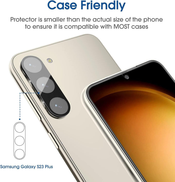amFilm OneTouch for Samsung Galaxy S23+ Plus Screen Protector TemperedGlass
